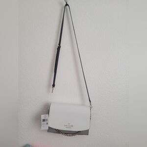NWT  Kate Spade Carson Colorblock Convertible Crossbody Grey Multi